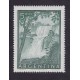 ARGENTINA 1954 GJ 1053 ESTAMPILLA NUEVA MINT PAPEL TELA U$ 20